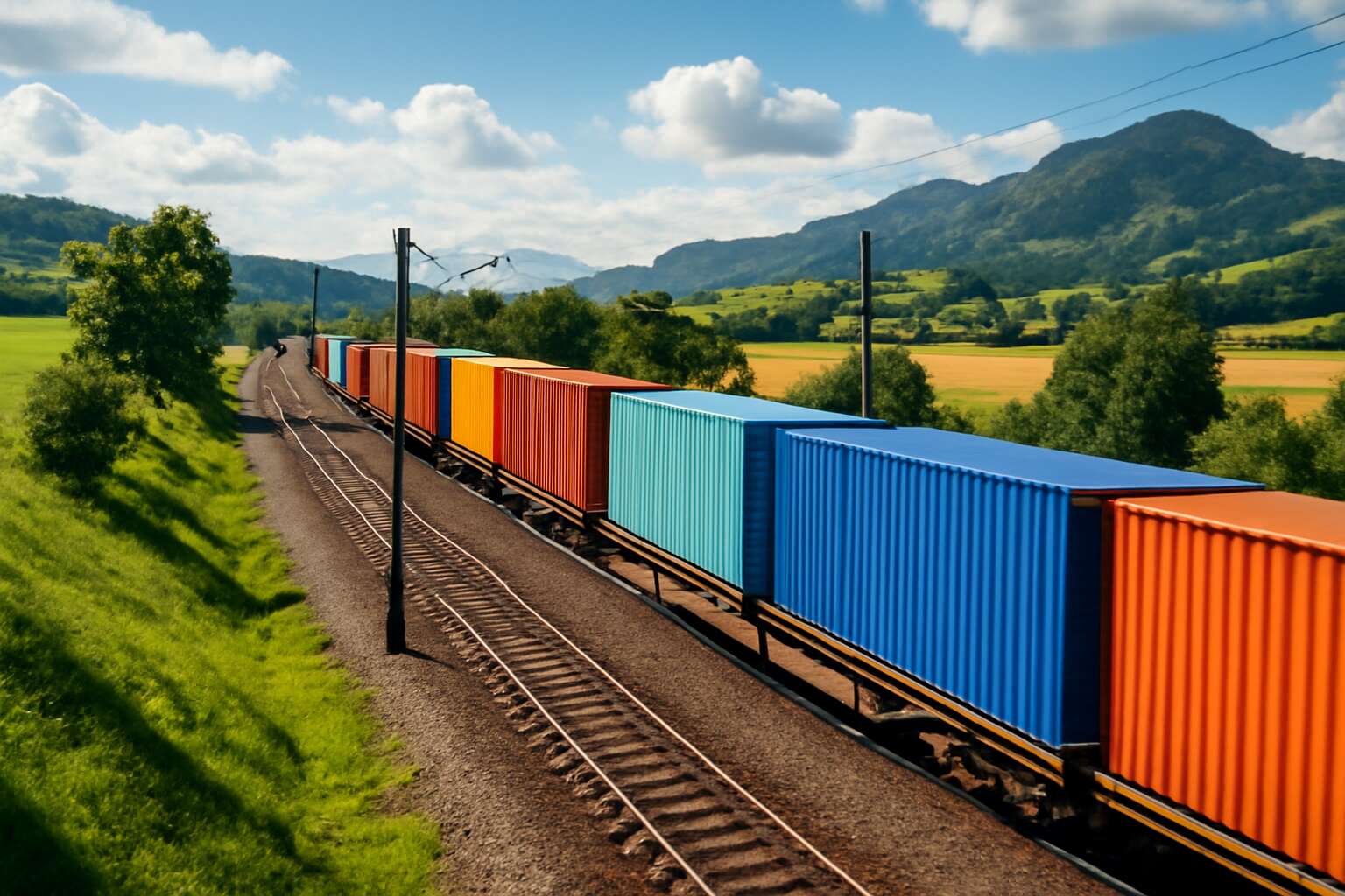 rail freight transport meaning